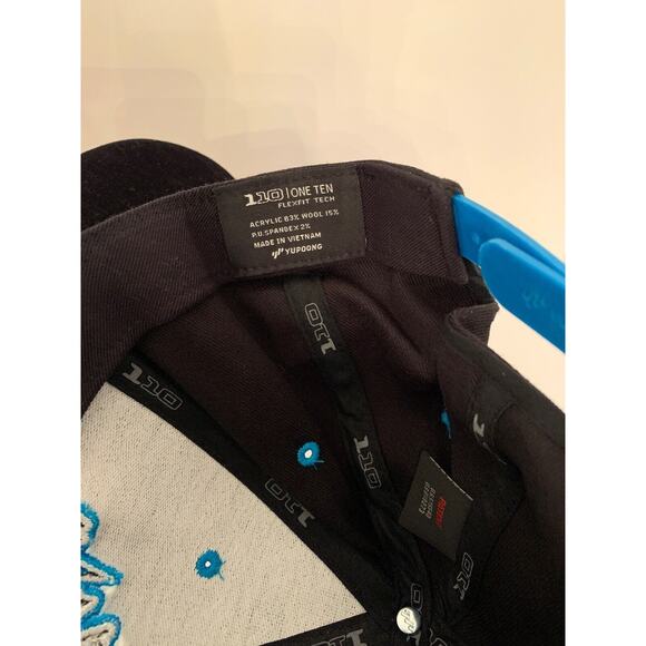 Four Star Decal Shop Black Teal Snapback Hat Cap New - Picture 6 of 8